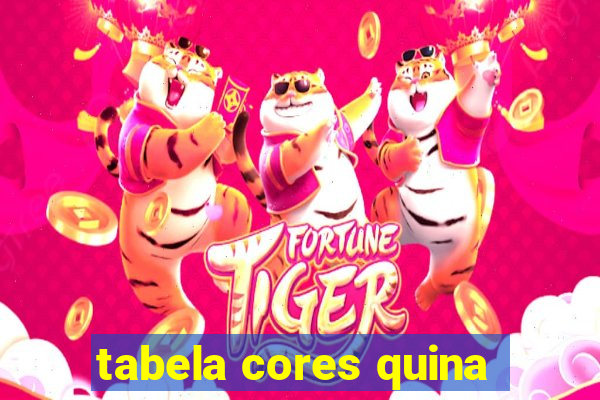 tabela cores quina